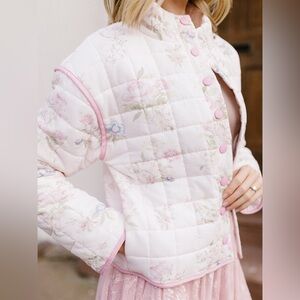 Quilted Floral Jacket 💕